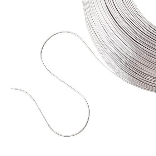 22 Gauge (0.6MM) /164 Ft Stainless Steel Wire: Ideal for Jewelry Making, Bailing, and Snare Trapping - size: 22 Gauge
