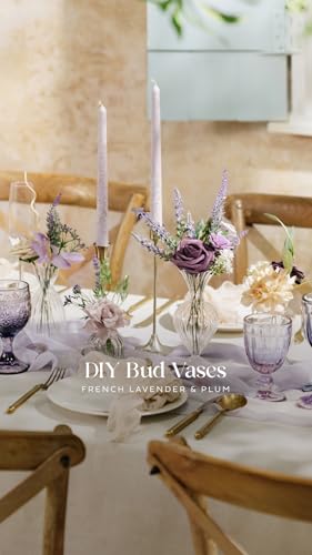 Ling's moment Artificial Flowers, 50Pcs 3" Roses in Purple Shades, Realistic DIY Foam Floral Decor for Wedding Bouquets/Centerpieces, Outdoor Party Backdrops, Room/Table, and Garden/Pot Decorations - color: Shades of Purple, size: 50Pcs