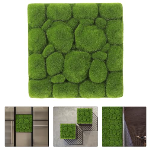 FOMIYES Artificial Moss Mat Wall Moss Panel DIY Synthetic Turf Landscape Artificial Grass Mats Lawn Carpet Wall Background Decor for Wedding Home Backyard Patio Balcony Decor
