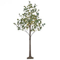 Lighted Eucalyptus Tree 6FT 270 LED Artificial Tree for Decor Inside and Outside Home Patio Wedding Festival Christmas Decoration Warm White - size: 5ft 10in