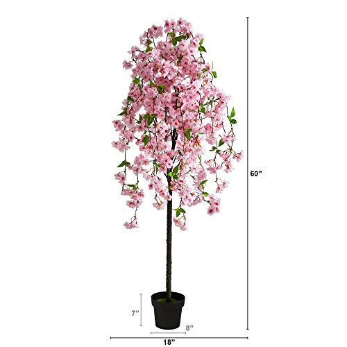 Nearly Natural 5ft. Cherry Blossom Artificial Tree