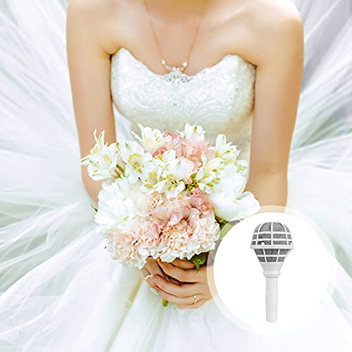 DOITOOL 6PCS Bouquet Holders Bride Bouquet Foam Handle Wedding Bridal Dry Flower Holder DIY Bouquet Making Supplies Adjustable Hand Tied Bouquet Holders for Wedding