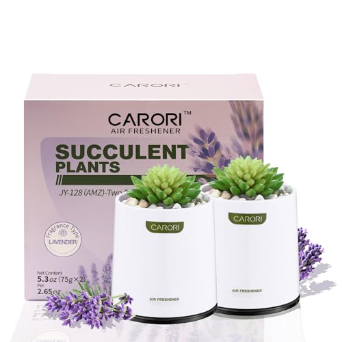 2 Pack Artificial Succulent Plants with Subtle Lavender, Faux Indoor Plants for Home Decor, Small Fake Plant for Bathroom, Bedroom, Office Decor, Aesthetic Room Accessories, Housewarming Gift - style: 2 Pack Lavender