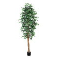 Nearly Natural 9ft. Artificial Ficus Tree - size: 9ft, style: Tree in Pot