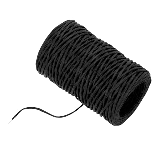 MECCANIXITY Floral Wire 164ft/50m 2mm Vine Bind Wire Rustic Craft Wrapping Metal Wire for Flower Bouquet Wreath Making, Black - color: Black, size: 2mmx50m