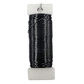 26 Gauge Black Metal Floral Wire, 38 Yards/35 Meters,for Christmas Wreaths,Tree Decoration,Flower Arrangement,Craft Wire,Flower Wire,Garden Wires,Flowers Bouquet Accessories,Jewelry Wires DIY - size: 26Gauge-Black-1P/38Yards