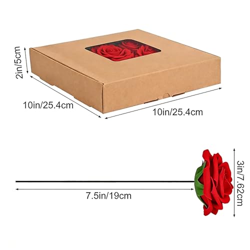 30pcs Real Looking Red Foam Artificial Roses with Stems, Fake Rose Flowers for DIY Wedding Bouquets Bridal Shower Centerpieces Home Party Tables Valentine's Day Mother's Day Decor Gift - color: 30pcs Red