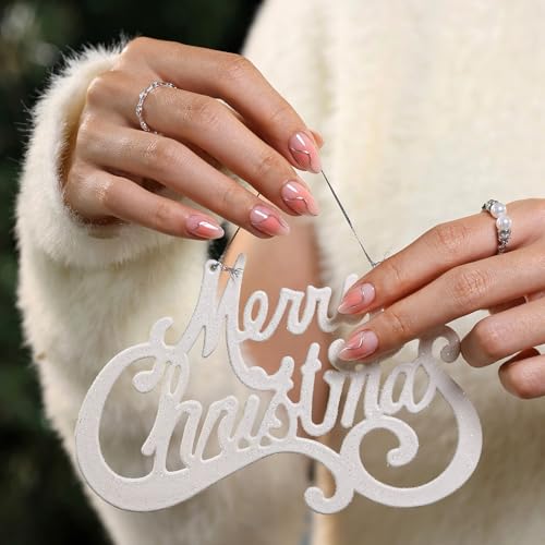 32Pcs Soft Gel Press on Nails for Women, Pink Aura, Short Almond | Metal Chrome Line Art False Fake Nails Press Ons for Office Daily Wear, Salon Quality Reusable Glue & Stick on Nail Gift Kit - color: 3H-Pink Aura