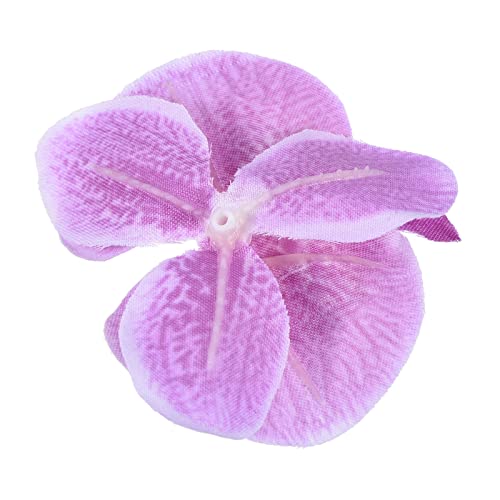 PATIKIL 7cm/2.8" Artificial Orchid Flower Heads, 20 Pack Silk Phalaenopsis Fake Butterfly Orchid Heads for Wedding Floral Bouquet Decor DIY Craft Making, Light Purple - color: Light Purple, size: 2.8"