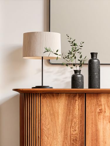LE TAUCI Ceramic Vase Set of 3, Black Speckled Flower Vases for Fresh or Dried Flowers, Modern Farmhouse Home Decor for Coffee Table, Mantel, Shelf, Entryway, Distressed Iron Black - color: Distressed Iron Black