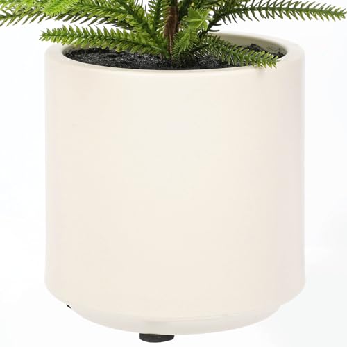 2.6FT Artificial Small Mini Pine Tree for Tabletop, Real Touch 31 inch Premium Artificial Topiary Tree Potted Plants for Home Tabletop Entryway Living Room Indoor Outdoor Decor - style: 2.6ft