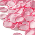TINGE TIME 200pcs Silk Rose Petals Pink Flower Petals for Wedding, Flower Girl Basket, Aisle Runner, Romantic Dinner Centerpieces, Proposal, Party Confetti - color: Pink