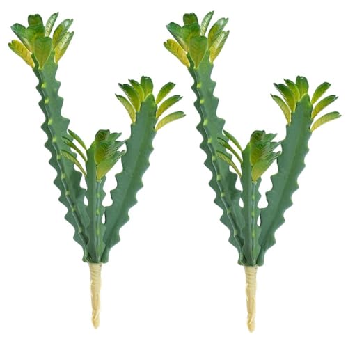 COTSEN 2 Pack 12.2 inch Artificial Succulents Artificial Cactus Plant Fake Cactus Unpotted Artificial Succulent Plants Home Garden Office Indoor and Outdoor Decor