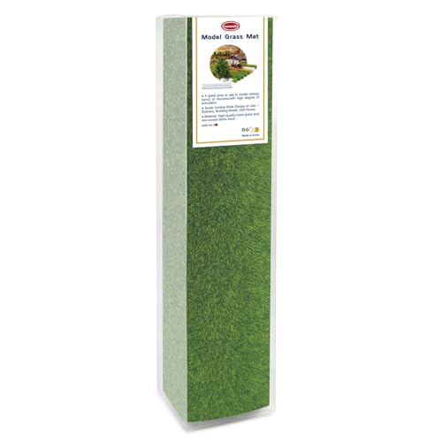 CP418YG Artificial Model Grass Mat Trains Grass Green 40 x 99cm or 16"x 38"for Decoration Craft Scenery Model DIY (8mm(0.31inch)) - size: 8mm