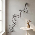 118"/300cm Small Wall Hanging Artificial Cherry Blossom Tree Branches Fake Cane Vines Reptile Plants Grapevine Garland Liana Twigs Wreath for Garden Outdoor Wedding X'Mas Ceiling Decoration - size: Small