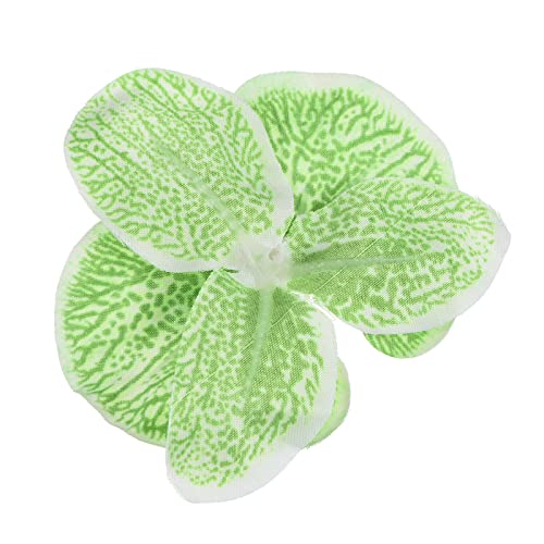 PATIKIL 9cm/3.5" Artificial Orchid Flower Heads, 20 Pack Silk Phalaenopsis Fake Butterfly Orchid Heads for Wedding Floral Bouquet Decor DIY Craft Making, Green - color: Green, size: 3.5"