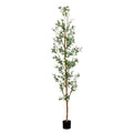 Potted Olive Artificial Tree - 8' - Green - size: 8ft