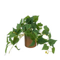 Artificial Plant Indoor Fake Pothos with Pulp Pot, Fuax Potted Plant for Home, Office, Desk, Shelf, Living Room, Bedroom&Balcony Décor(1PC Pothos 10inch) - size: 1PC Pothos 10inch