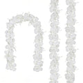CQURE 3Pcs Eucalyptus Garland,Artificial Eucalyptus Leaves Table Greenery Garland Wreath Vines for Wedding Party Table Fireplace Bedroom Wall Room Decor - size: 17.7 Ft-White