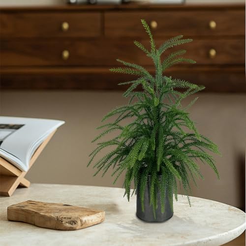 Artificial Topiary Plants Faux Tree Perfect Christmas Planter Filler Outdoor for Front Door,Indoor Outdoor,Farmhouse Home,Wall Window and Festival Wedding Decor (22 inch) - size: 22 inch