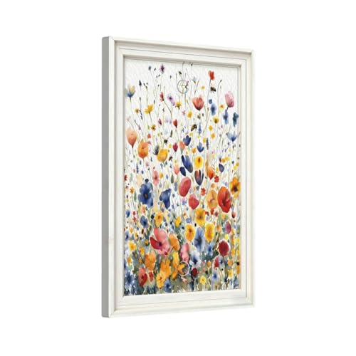 Decorative Art Light Switch Covers Watercolor Wildflower Bouquet 1 Gang No Device Blank Switchplate Electrical Faceplate for Home Decor - color: Watercolor Wildflower Bouquet, size: No Blank 1-Gang / 5 x 3 IN
