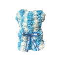 Argentina LED Artificial Rose Flower Bear, Valentine's Mother's Day, Christmas, Birthday,Thanksgiving Party Anniversary Girl Friend Wife Light Strips and Greeting Cards （AR） - color: Ar