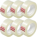 6 Rolls Transparent Tape Refills, Clear Tape, Hand Tearable, 3/4 x 1000 Inches, Glossy Gift Wrapping Tape for Dispenser, Office, School, Home - size: 6 Rolls