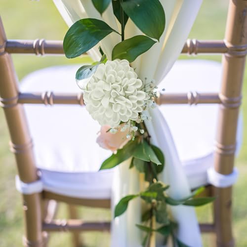 Artificial Flowers, 100pcs Artificial Rose for DIY Wedding Bouquets Centerpieces Arrangements, Sage Green Dahlia Flowers with Stem for Bridal Shower Party Home Decorations - color: Sage Green Dahlia, size: 100pcs
