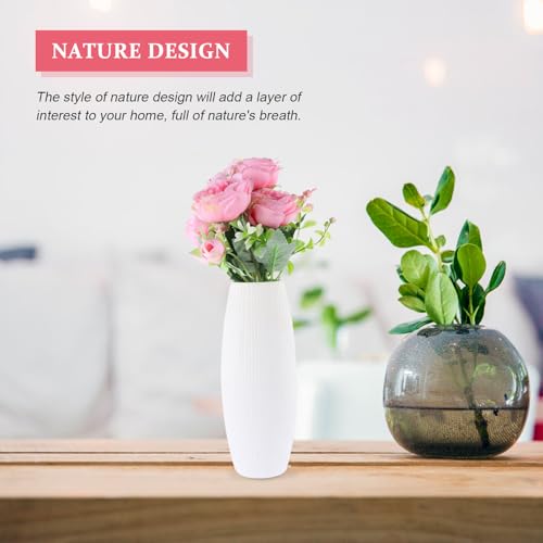 Abaodam Artificial Peony Flowers 4pcs Pink Fabric Simulation Peony Heads DIY Table Centerpiece Plastic Plants for Wedding Party Home Decoration
