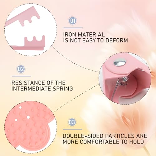 2 Sets Rose Thorn Remover for Stem, Sturdy Floral Thorn Stripper Tool Kit–Pink Flower-Shaped Steel Leaf Strippers for Florists, DIY Bouquets, Garden Arrangements