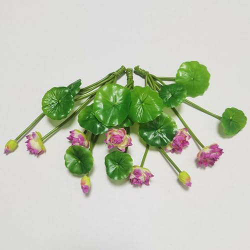 3 Pcs Purple Artificial Lotus Flowers, 10" Silk Plants, Realistic Fake Flowers, Flexible Stems, Perfect for Home Decor, Wedding, Party, Shop, Cafe, Restaurant, Office, Indoor, Outdoor - color: Purple