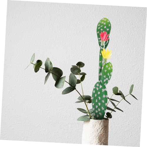 Holibanna Artificial Cactus Cactus Statue Decor Figurine Garden Decor Craft for Desktop Artificial Prickly Desktop Garden Ornament Ornament