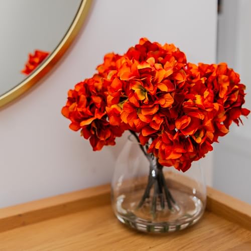 A Warm Glow - Faux Floral Arrangement, Large-Size Premium Artificial Indoor Flower Display with Beautiful Blooms and Foliage - High Energy Natural Looking Floral - color: A Warm Glow