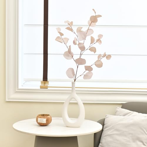 3 PCS Artificial Eucalyptus Stems Long 33" Fake Eucalyptus Leaves Branches for Vase Home Wedding Party Decorations, Light Purple - color: Light Purple*3