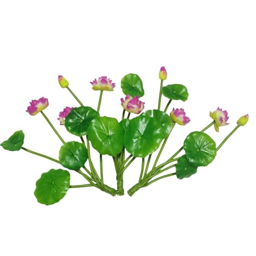 3 Pcs Purple Artificial Lotus Flowers, 10" Silk Plants, Realistic Fake Flowers, Flexible Stems, Perfect for Home Decor, Wedding, Party, Shop, Cafe, Restaurant, Office, Indoor, Outdoor - color: Purple