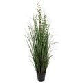 Vickerman Everyday 48" Artificial Potted Green Grass and Eucalyptus - Lifelike Home Or Office Decor - Premium Indoor Faux Potted - Maintenance Free - size: 48"