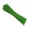 yyangz 30PCS 12inch Artificial Flower Stem Covers for DIY Wedding Bouquet Corsage and Floral Arrangement, Green
