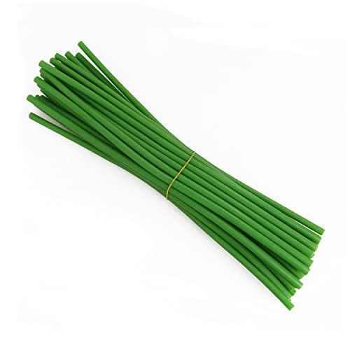yyangz 30PCS 12inch Artificial Flower Stem Covers for DIY Wedding Bouquet Corsage and Floral Arrangement, Green