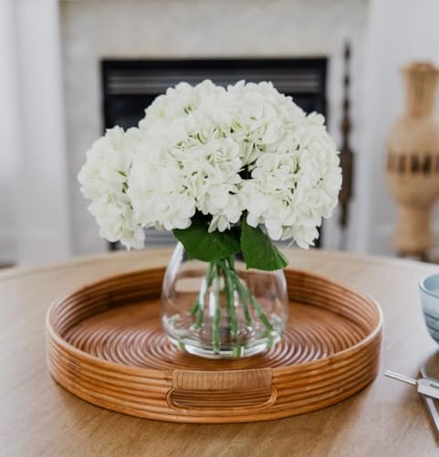 Calm Elegance - Faux Floral Arrangement, Large-Size Premium Artificial Indoor Flower Display with Beautiful Blooms and Foliage - High Energy Natural Looking Floral - color: Calm Elegance