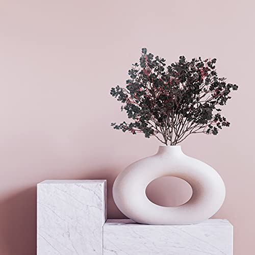 Uieke 30 Pcs Babys Breath Artificial Flowers Fake Silk Black Flowers Faux Gypsophila Bouquet Real Touch Floral for Home Wedding Halloween Party Centerpieces DIY Décor - color: Black, size: 30PCS