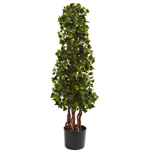 Nearly Natural 3.5ft. English Ivy Spiral UV Resistant (Indoor/Outdoor)