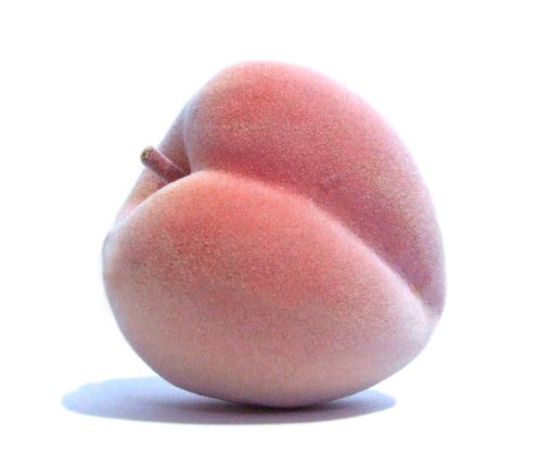Vasefill Pack of 6 Artificial Peach Large Fake Fruits Six-Pieces Plastic Decorative Peaches Pink Fruit - color: Peach