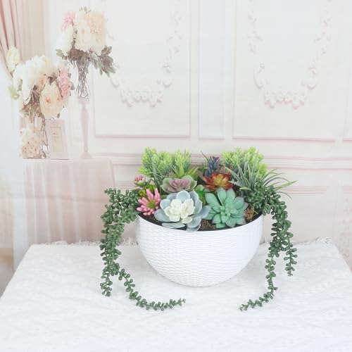 COTSEN 24 Pcs Artificial Succulent Plants Fake Succulent Plants Unpotted Faux Succulents Suitable for Office Family Restaurant Frame Kitchen Indoor Outdoor Decor