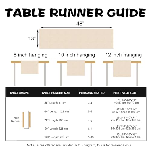 Farm Animals Dining Table Runner, Farmhouse Country Cow Lamb Pig Chicken Duck Barn Tractor Burlap Kitchen Decoration, Farmer Market Indoor Outdoor Sweet Home Decor Party Supply 13 x 48 Inches - color: Farm, size: Table Runner 13''X48''