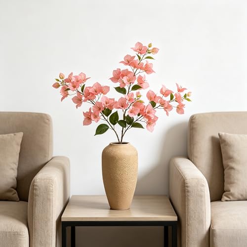 Hosley 11 in High Enamel Finish Metal Vase, Ideal for Dried Flowers Gift for Floral Arrangements Wedding Home Spa Votive Candle Gardens - color: Enamel Finish