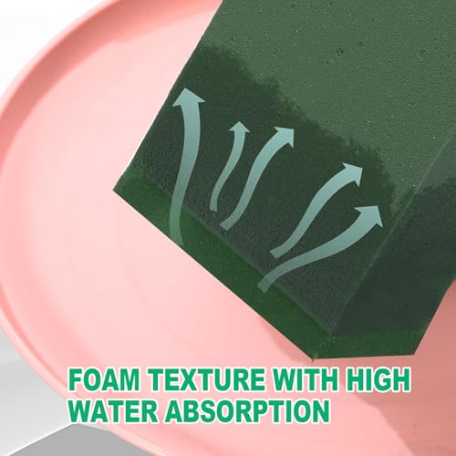 TANEMUDO 36 Packs Floral Foam Blocks Wet & Dry for Flower Arranging,5.5 x 3.1 x 1.8 Inches Floral Styrofoam Blocks Kit for Fresh and Artificial Flowers, Wedding and Home Decor