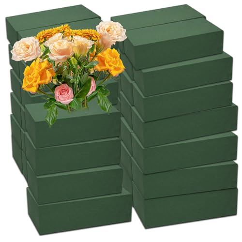 40Pcs Floral Foam Blocks, Floral Foamused for Plant Foam and Flower Green Floral Foam Blocks for Dried and Fresh Flowers Florist Foam Dry Foam for Artificial Flowers Supplies 5.5 X 3.2 X 1.8 in