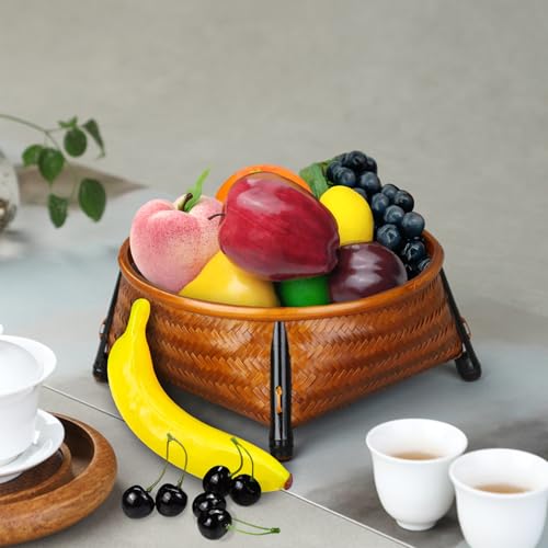 Lorigun Artificial Fruits Set for Decoration Fake Fruits Props,10 Kinds of Fruit (Total 12 Pcs) - color: 12 Pcs Fake Fruit Set-1