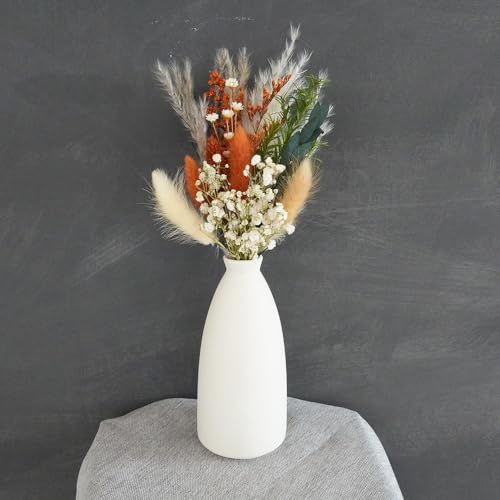 Boho Mini Dried Flower Bouquet, Dried Flower Decorfor Home, Wedding and Table Decorations (Style B)