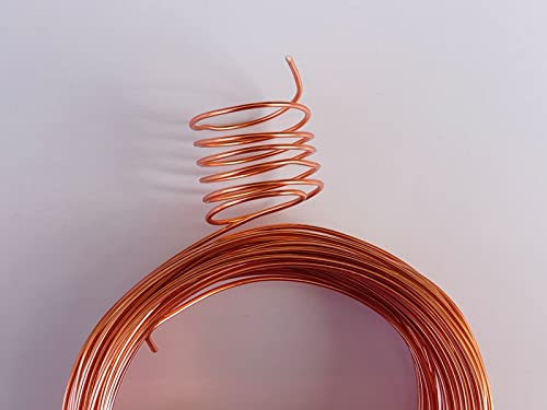15 Gauge Anodized Aluminum Wire 49 Feet for Jewelry Making Craft DIY（1.5mm,Champagne,41504） - color: Champagne, size: 15 Gauge